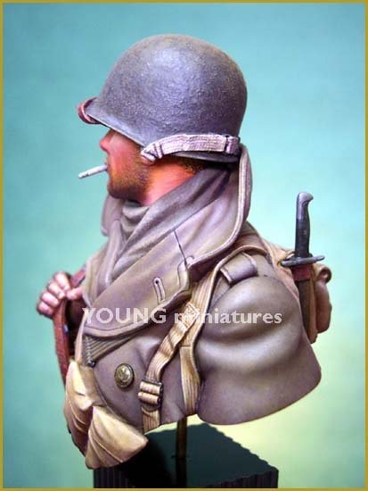 Young Miniatures YM1812 US SOLDIER ARDENNES 1944 1/10 – imagen 4