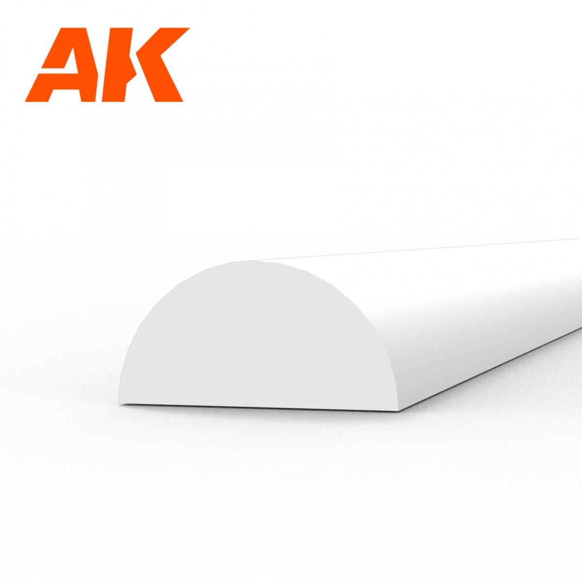 AK Interactive AK6554 HALF CANE 4.00 X 350MM – STYRENE HALF CANE – (3 UNITS) – zdjęcie 2