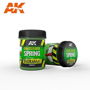 AK Interactive AK8219 FLOCON D&amp;#39;HERBE 2MM PRINTEMPS / Flocon d&amp;#39;herbe  – image 2