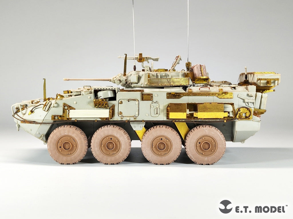 E.T. Model P35-155 U.S.Army Stryker Armored Vehicle Sagged Wheels For TRUMPETER Kit 1/35 – immagine 8
