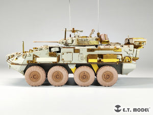 E.T. Model P35-155 U.S.Army Stryker Armored Vehicle Sagged Wheels For TRUMPETER Kit 1/35 – immagine 8