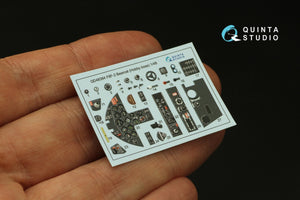 Quinta Studio QD48384 F8F-2 Bearcat 3D-Printed &amp;amp; coloured Interior on decal paper (Hobby Boss) 1/48 – imagen 3
