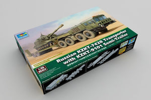 Trumpeter 01039 Russian KZKT-7428 Transporter with KZKT-9101 Semi-Trailer 1/35 – imagen 2