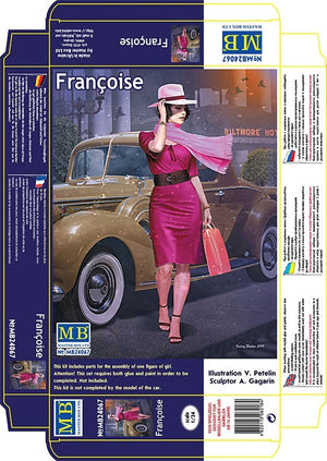 Master Box 24067 Dangerous Curves: Francoise 1/24 – zdjęcie 2