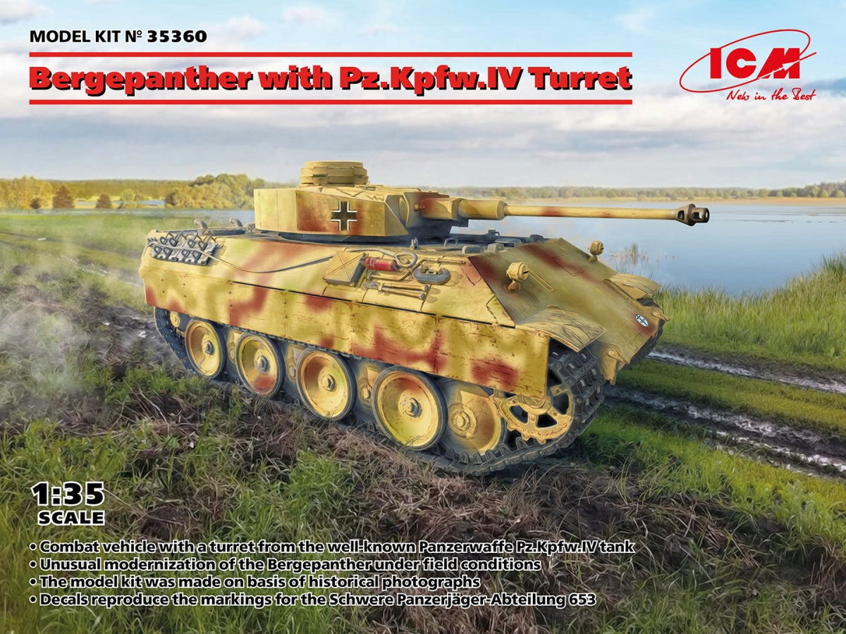 ICM 35360 Bergepanther avec tourelle Pz.Kpfw.IV 1/35 – image 2