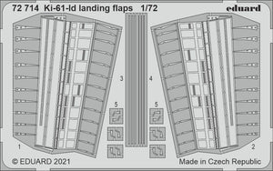 Eduard 72714 Ki-61-Id landing flaps TAMIYA 1/72