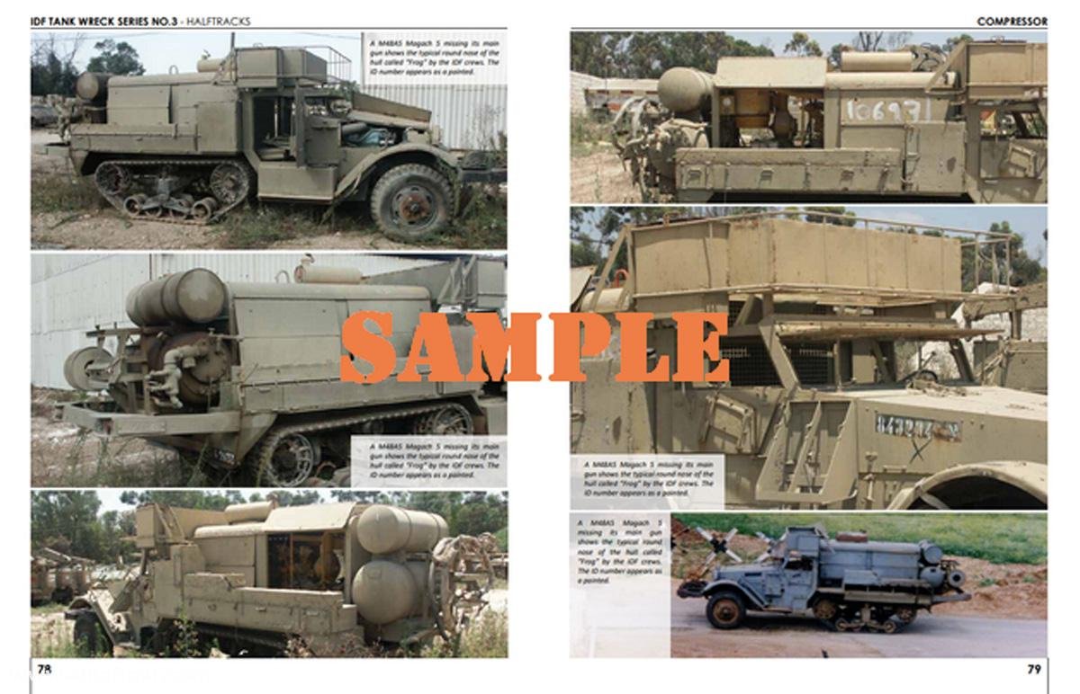Desert Eagle Publishing DEP-TWR3 HALF TRACK WRECKS – SPECIAL HALFTRACKS USED BY THE IDF. PART 3 – immagine 5