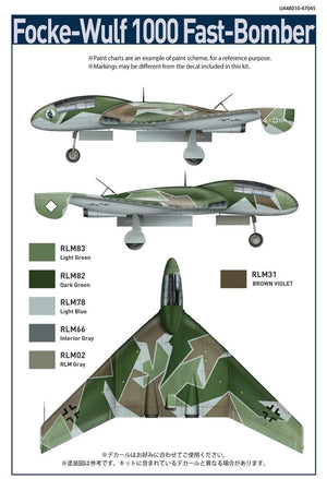 Modelcollect UA48010 Focke-Wulf 1000 Fast Bomber Fist of War 1/48 – Bild 4
