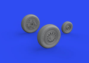 Eduard 648833 F-16C wheels late KINETIC MODEL 1/48 – imagen 3