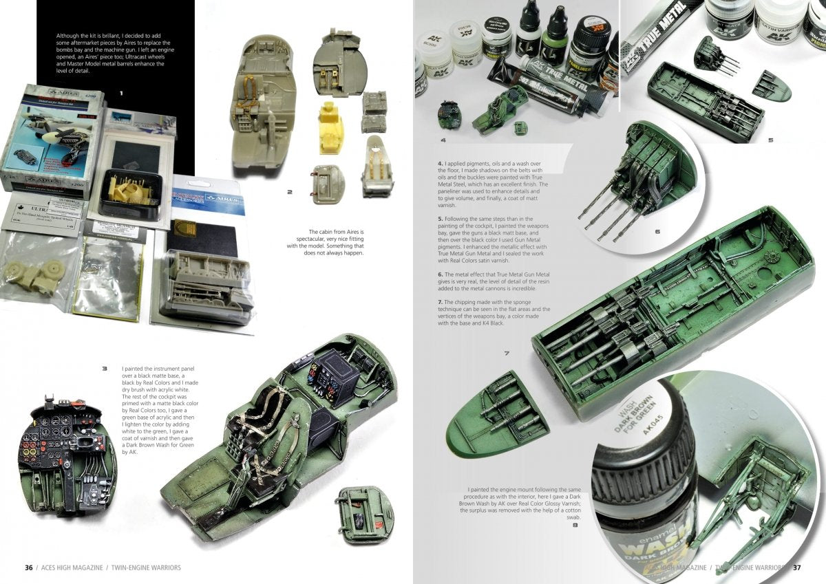 AK Interactive AK2929 ACES HIGH 14: TWIN-ENGINE WARRIORS (English) – imagen 4