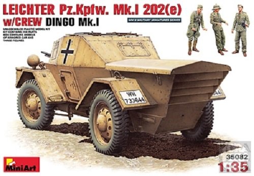 MiniArt 35082 LEICHTER Pz.kpfw. 202(e) w/CREW DINGO Mk.I 1/35