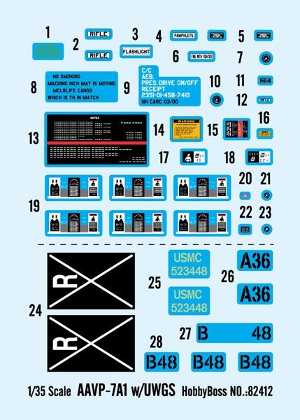 Hobby Boss 82412 AAVP-7A1 w/UWGS 1/35 – image 3