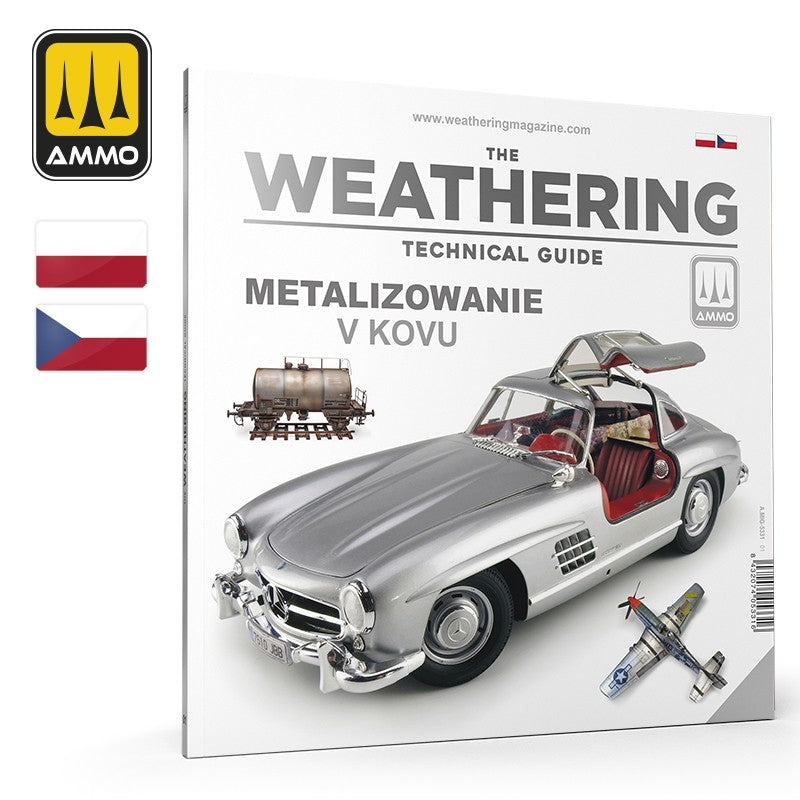 AMMO by Mig Jimenez 5331PL THE WEATHERING TECHNICAL GUIDE 01 - Metallization (Polish, Czech)