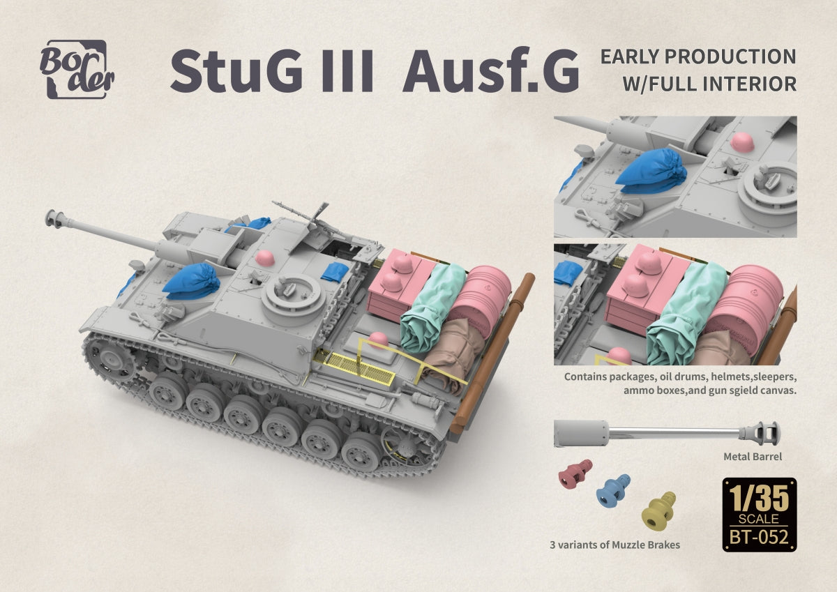 Border Model BT-052 StuG III Ausf. G Early Production Version 1/35 – imagen 5