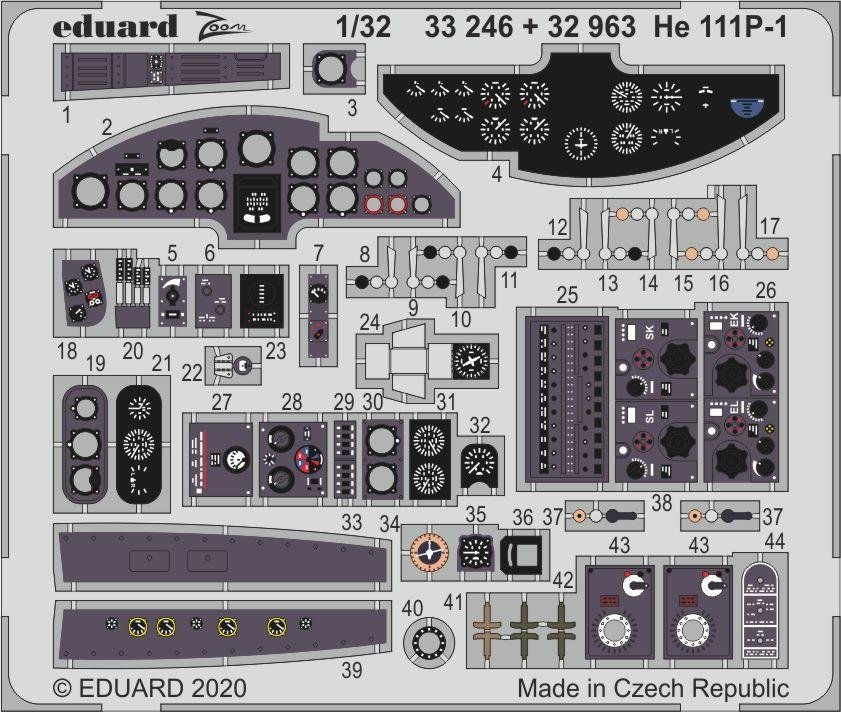 Eduard 32963 He 111P-1 REVELL 1/32