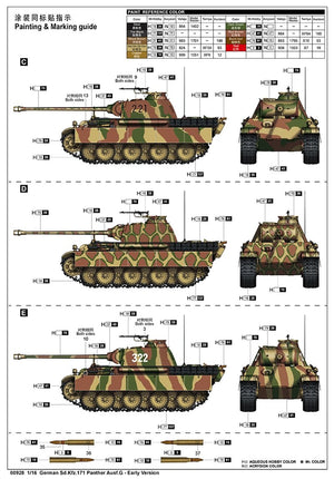 Trumpeter 00928 German Sd.Kfz.171 Panther Ausf.G - Early Version 1/16 – imagen 28