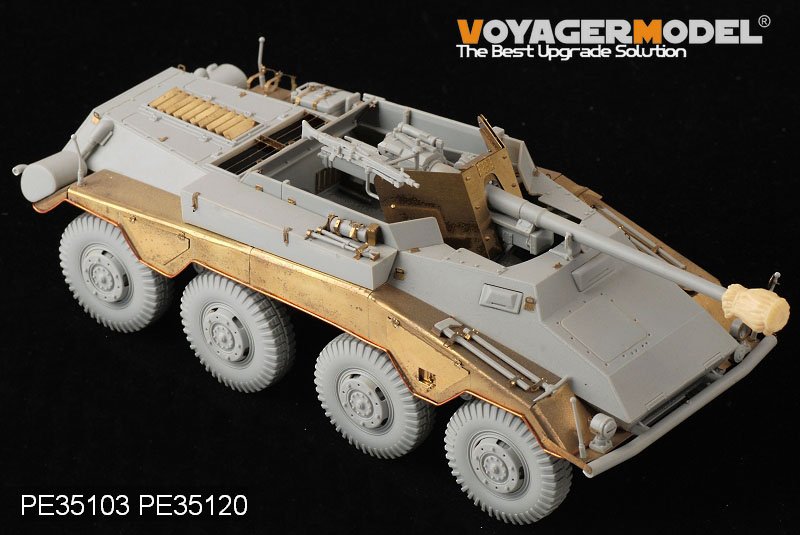 Voyager Model PE35120 Storage Box for Sd.Kfz 234 8 Road Late Version (For DRAGON Sd.Kfz.234 Series) 1/35 – imagen 2