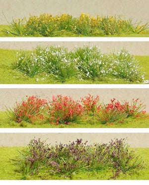 FREON KW57C Flowers red - Kwiaty kolor czerwony 5/7mm
