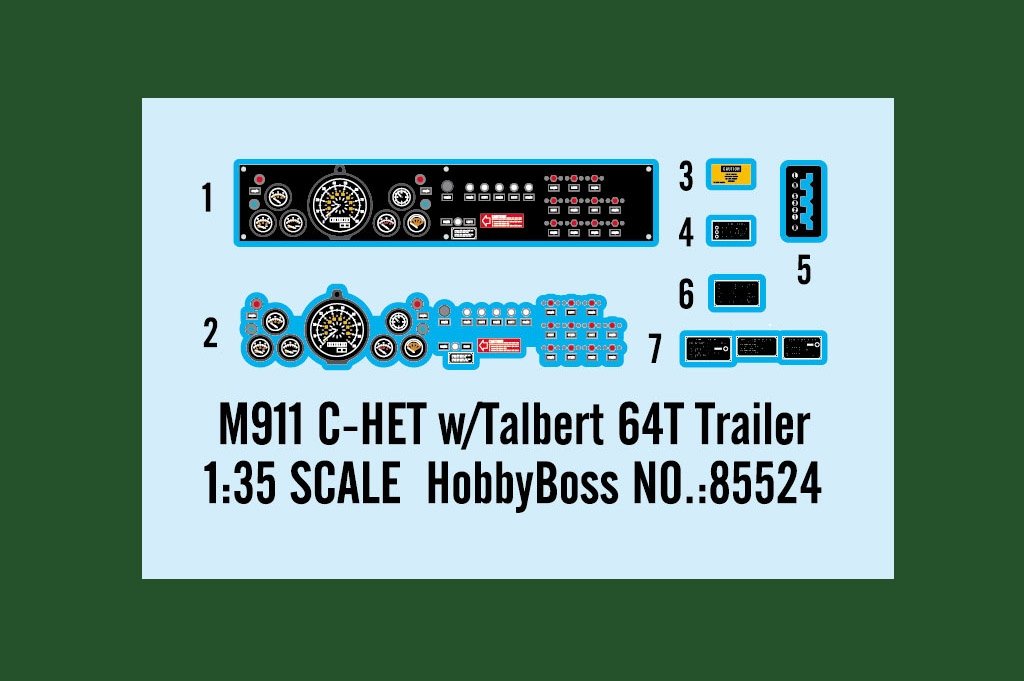 Hobby Boss 85524 M911 C-HET w/ Talbert 64T Trailer 1/35 – imagen 3
