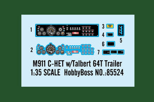 Hobby Boss 85524 M911 C-HET w/ Talbert 64T Trailer 1/35 – imagen 3