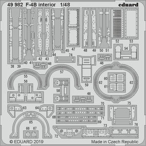 Eduard 49982 F-4B interior 1/48 ACADEMY – immagine 2