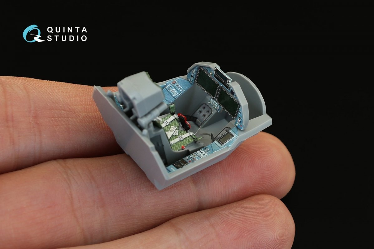 Quinta Studio QD48082 Su-57 3D-Printed &amp;amp; coloured Interior on decal paper (for Zvezda kit) 1/48 – imagen 7