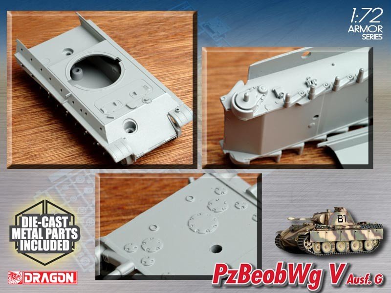 Dragon 7230 PzBeobWg.V Ausf.G 1/72 – Bild 4