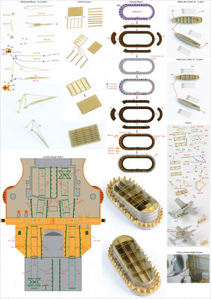 Pontos 27001F1 BISMARCK 1941 Detail Up Set Advanced 1/200 – imagen 20