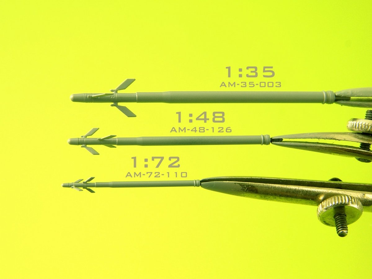 Master AM-72-110 Mi-24 (Hind D/E) - JakB-12.7 machine gun barrel and DUAS probe (metal and resin parts) 1/72 – immagine 6