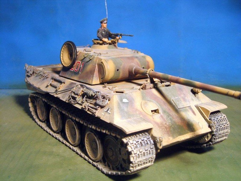Eureka XXL ER-2501 Towing cable for Pz.Kpfw.V Panther Ausf.G Tank 1/25 – immagine 9