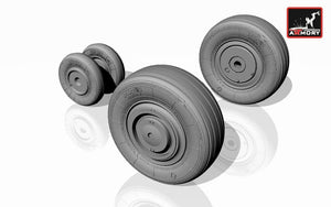 Armory Models AW72015 Mikoyan МiG-23S,M,MS,MF,U,UB wheels 1/72 – Bild 4