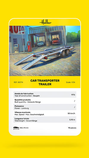 Heller 80774 Car Transport Trailer 1/24 – imagen 6