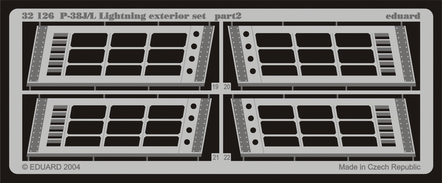 Eduard 32126 P-38J/ L exterior 1/32 TRUMPETER – Bild 2