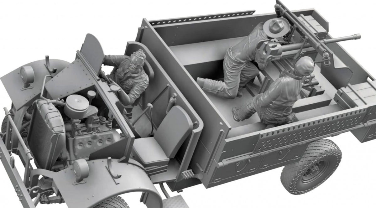 Camion Thunder Model 35312 LRDG CMP F30 avec canon Bofors MKI 37 mm Ordnance - Édition limitée bonus 1/35 – image 10