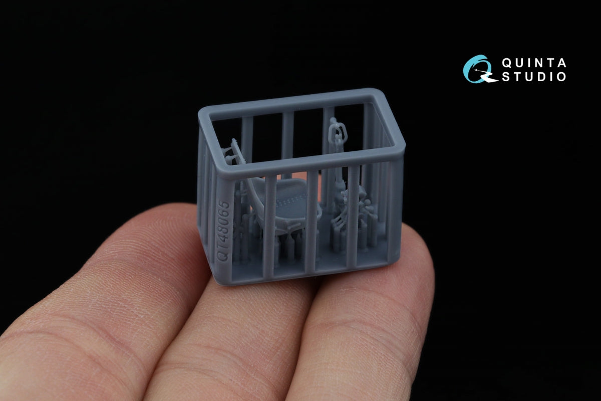 Quinta Studio QT48065 Cockpit Details for the LaGG-3 and La-5 family: Seat, Gunsight and Control Stick (all kits) 1/48 – imagen 4