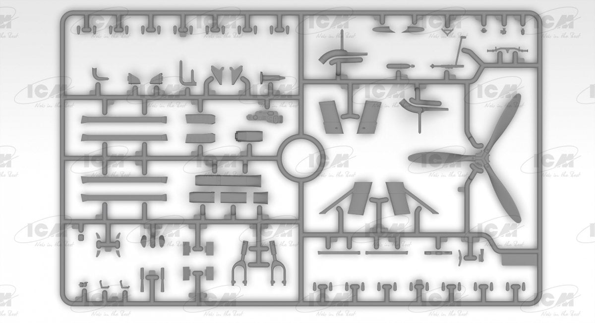 ICM 32021 CR. 42 LW , WWII German Luftwaffe Ground Attack Aircraft 1/32 – imagen 5