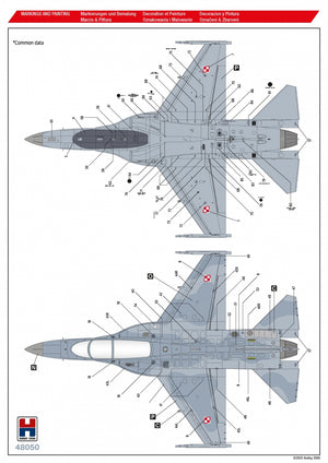 Hobby 2000 48050 FA-50GF Polish Air Force ( Academy + CARTOGRAF + MASKI ) 1/48 – Bild 4