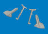 Eduard 6481207 Spitfire Mk. IXe undercarriage legs PRINT for Airfix 1/48 – imagen 2