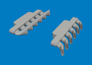 Eduard 644357 Spitfire Mk. IXe LööKplus w/ fishtail exhausts for AIRFIX 1/48 – zdjęcie 6