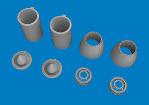 Eduard 6481218 F/ A-18A/ C exhaust nozzles 3D PRINT for KINETIC MODEL 1/48 – immagine 3