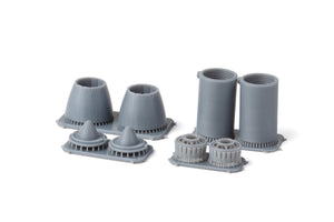 Eduard 6481218 F/ A-18A/ C exhaust nozzles 3D PRINT for KINETIC MODEL 1/48 – immagine 4