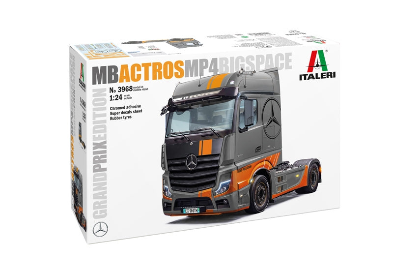Italeri 3968 MB Actros MP4 Big Space - Grand Prix Edition 1/24 – zdjęcie 2
