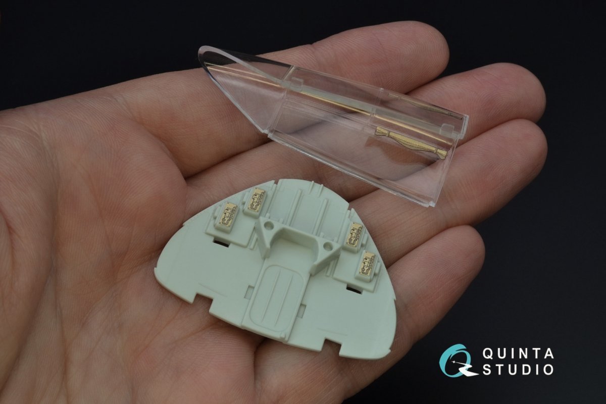 Quinta Studio QD32074 Me 262B1a/U-1 3D-Printed &amp;amp; coloured Interior on decal paper (Revell) 1/32 – Bild 3
