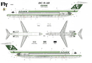 Fly 14424 DC 9-40 OZARK 1/144