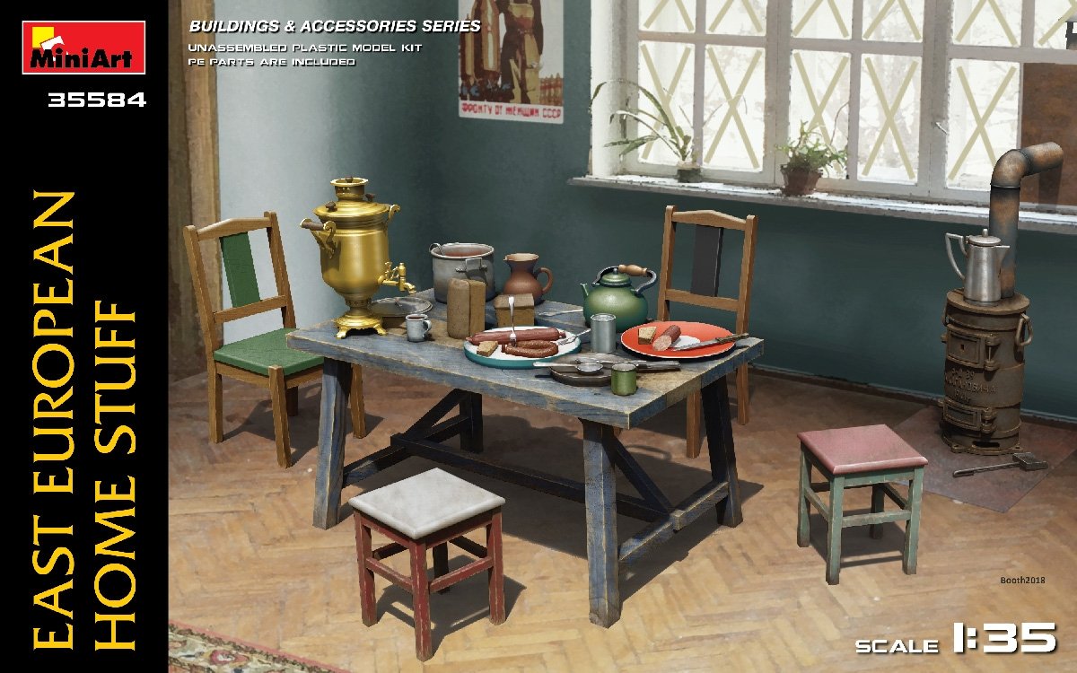 MiniArt 35584 EAST EUROPEAN HOME STUFF 1/35