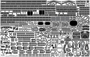 Pontos 37017F1 USS CA-35 Indianapolis 1945 Detail Up Set ADVANCED 1/350 – Bild 9