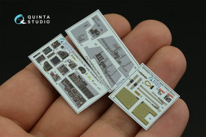 Quinta Studio QD48279 F/A-18C early 3D-Printed &amp;amp; coloured Interior on decal paper (HobbyBoss) 1/48 – immagine 4