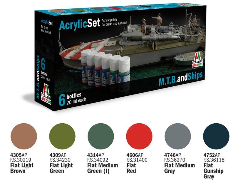 ITALERI 434AP - MTB and Ships - Acrylic Set