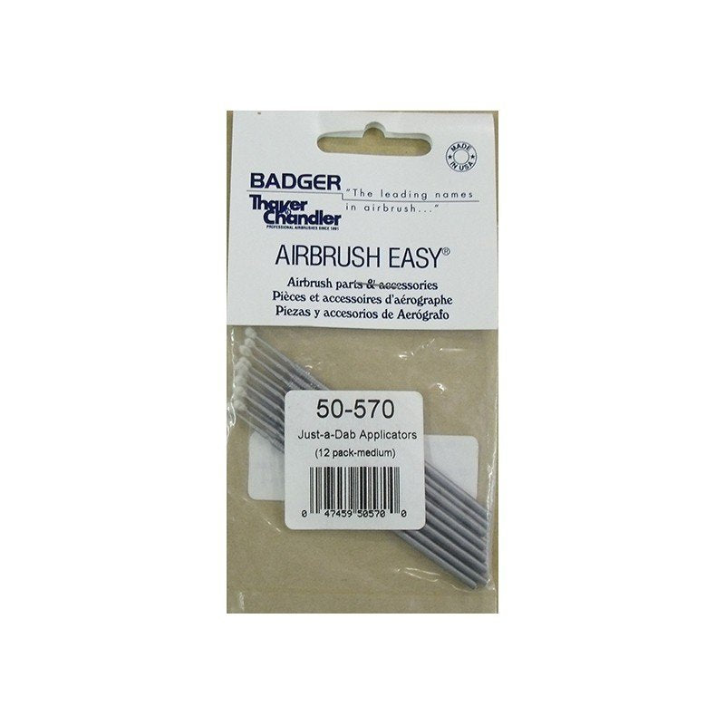 Badger BA-50-570 Wyciory Just-a-Dab mini pędzelki (medium)