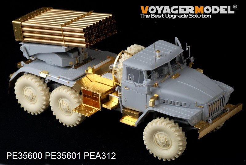 Voyager Model PE35600 Modern Russian BM-21 Grad Multiple Rocket Launcher early Basic For TRUMPETER 01013 1/35 – imagen 2